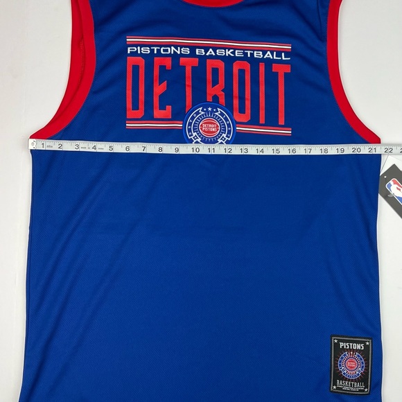 Detroit Pistons Jersey #2 Cade Cunningham NBA Tank Top Men’s Size L - Picture 9 of 9